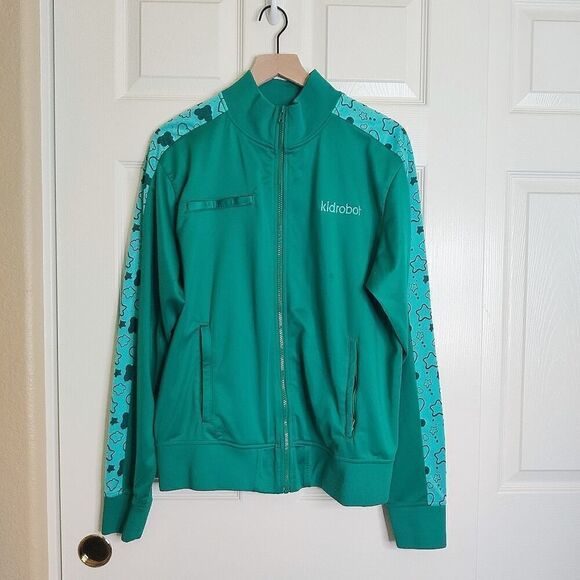 Rare Kidrobot limited edition zip track jacket sz L - Picture 2 of 9